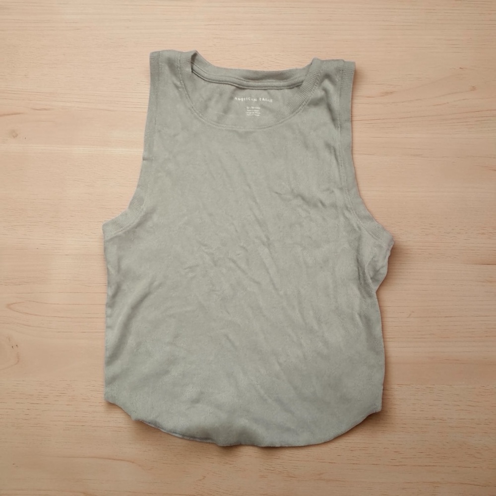American Eagle Outfitters Light Green Tank top